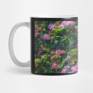 Seamless Jungle Plants Texture Patterns III Mug